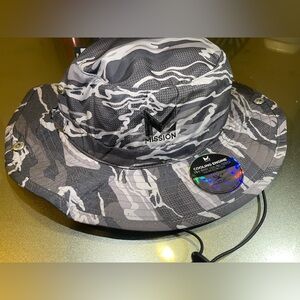Mission Cooling Bucket Hat for Men and Women,One Size Matrix Camouflage.